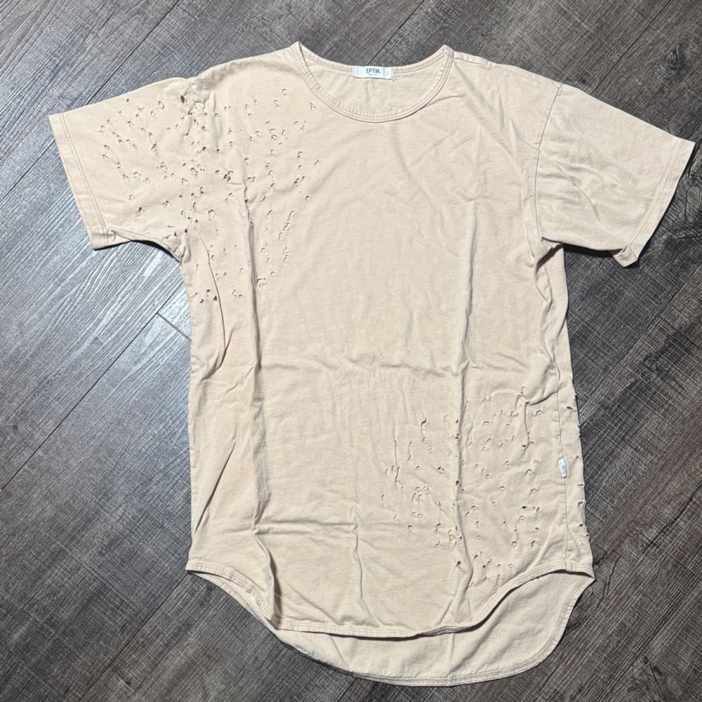 Men's Beige T-Shirt
